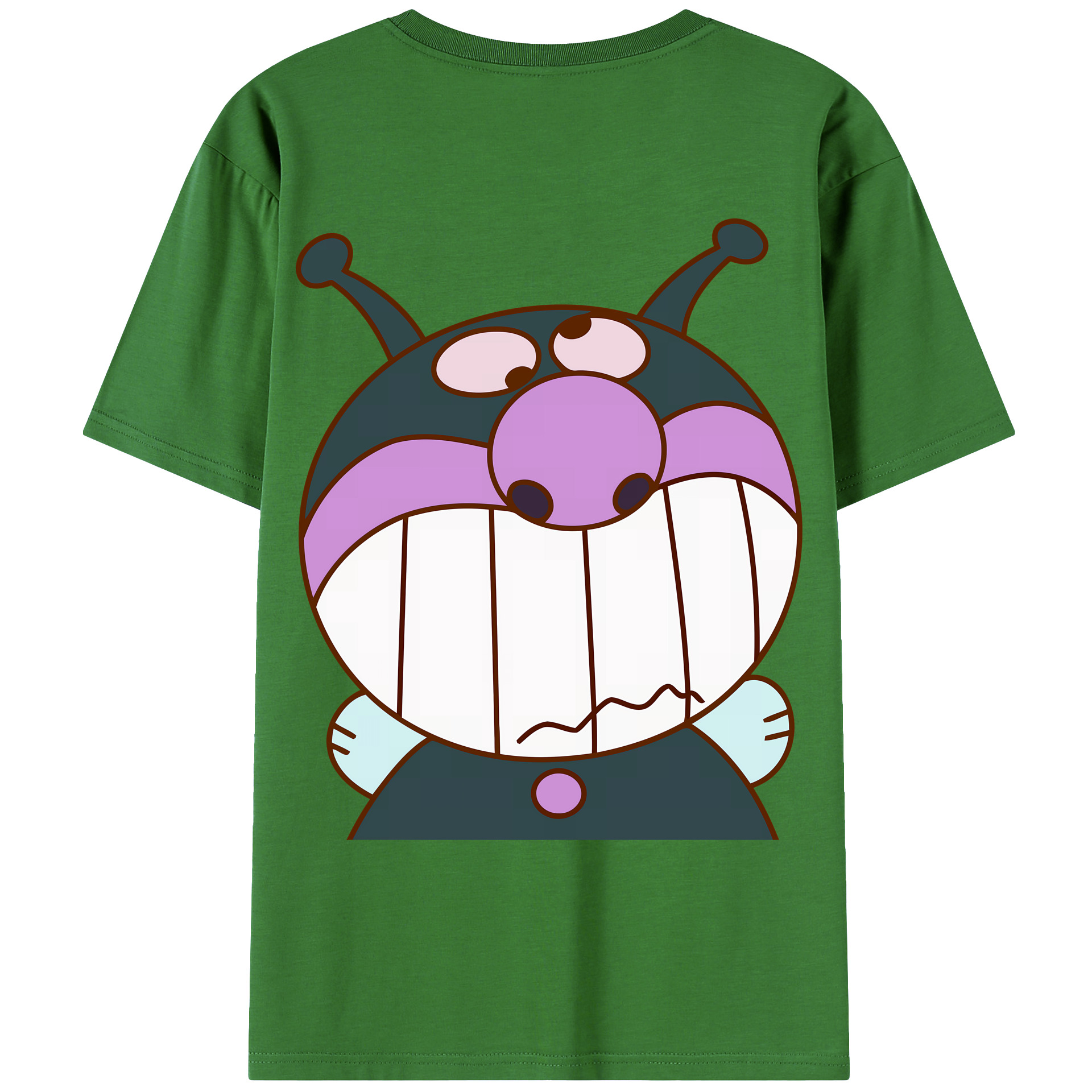 （画像用） アンパンマン Anpanman レディース半袖Tシャツ(バックプリント)